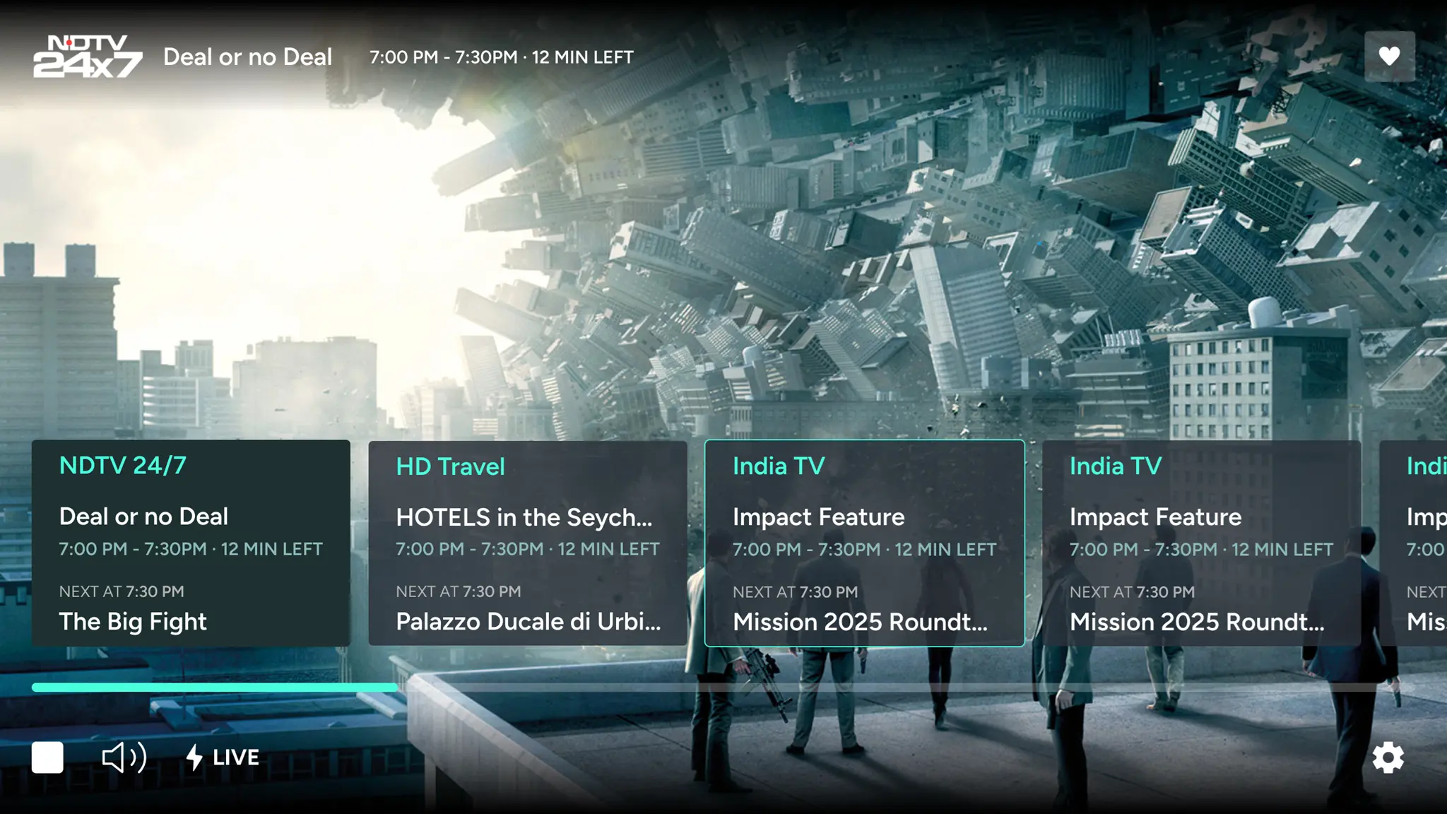 CAASTV TV App video player